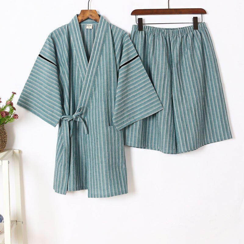 Pyjama Japonais Homme | Rayure - Image 4